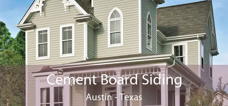 Cement Board Siding Austin - Texas