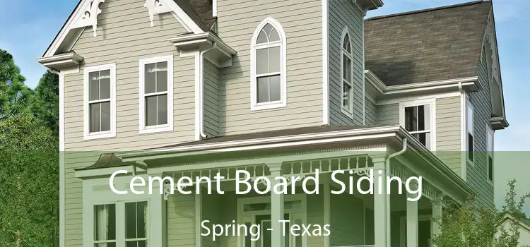 Cement Board Siding Spring - Texas