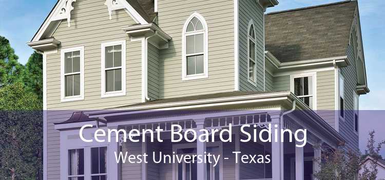 Cement Board Siding West University - Texas