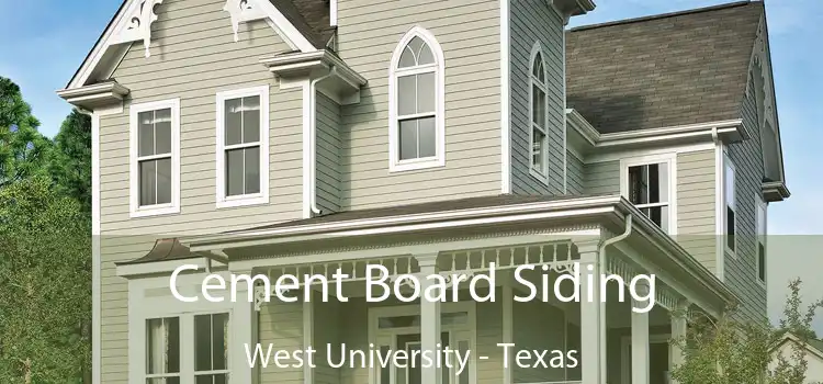 Cement Board Siding West University - Texas