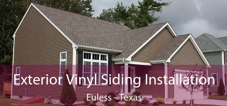 Exterior Vinyl Siding Installation Euless - Texas