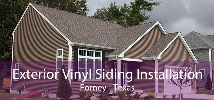 Exterior Vinyl Siding Installation Forney - Texas