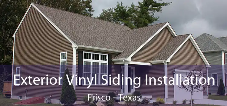 Exterior Vinyl Siding Installation Frisco - Texas