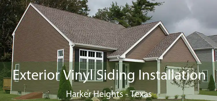 Exterior Vinyl Siding Installation Harker Heights - Texas