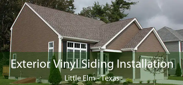 Exterior Vinyl Siding Installation Little Elm - Texas