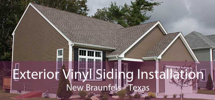Exterior Vinyl Siding Installation New Braunfels - Texas