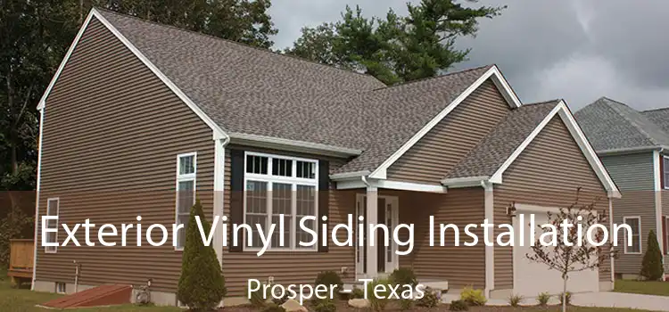 Exterior Vinyl Siding Installation Prosper - Texas