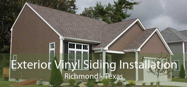 Exterior Vinyl Siding Installation Richmond - Texas