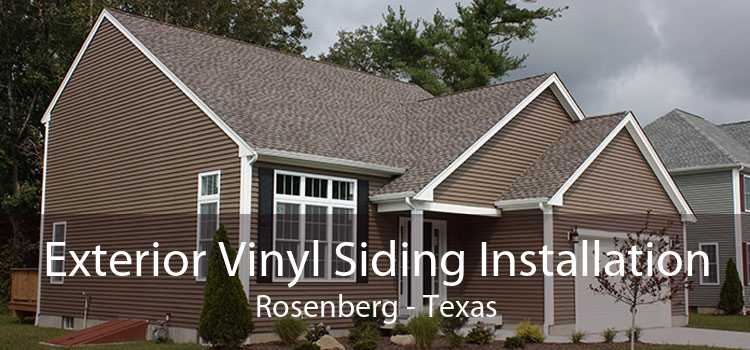 Exterior Vinyl Siding Installation Rosenberg - Texas