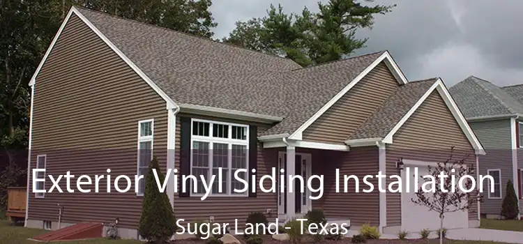 Exterior Vinyl Siding Installation Sugar Land - Texas