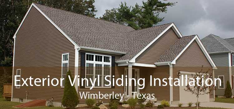 Exterior Vinyl Siding Installation Wimberley - Texas