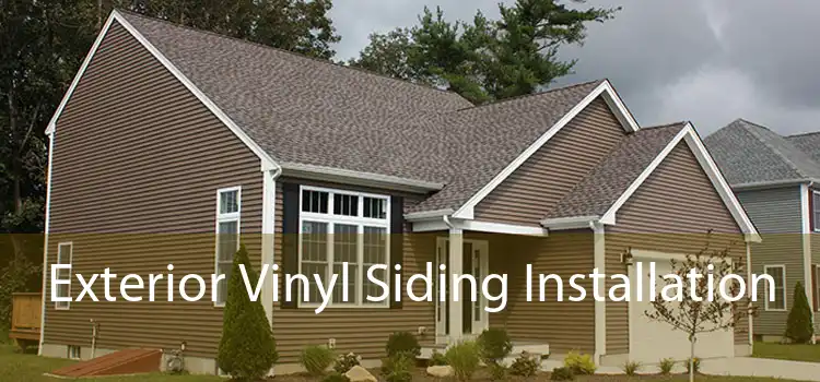 Exterior Vinyl Siding Installation