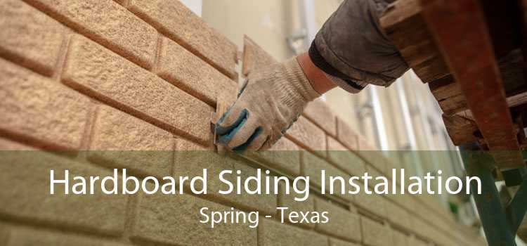 Hardboard Siding Installation Spring - Texas