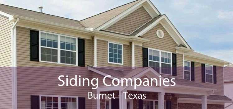 Siding Companies Burnet - Texas
