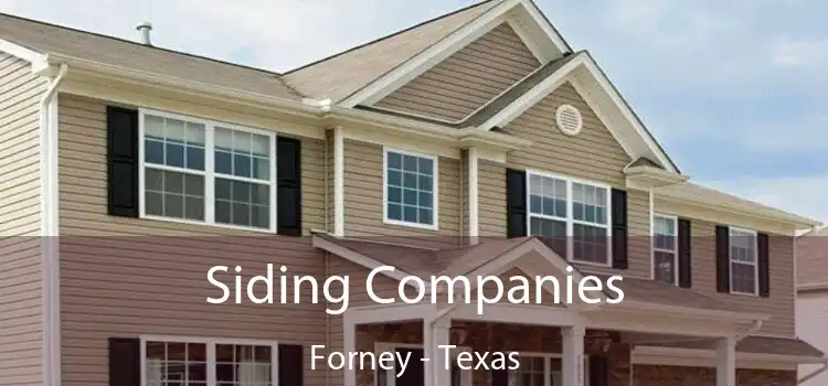 Siding Companies Forney - Texas