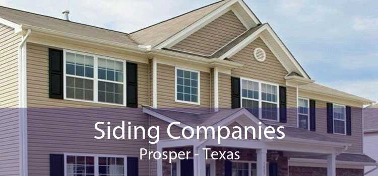 Siding Companies Prosper - Texas