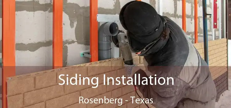 Siding Installation Rosenberg - Texas
