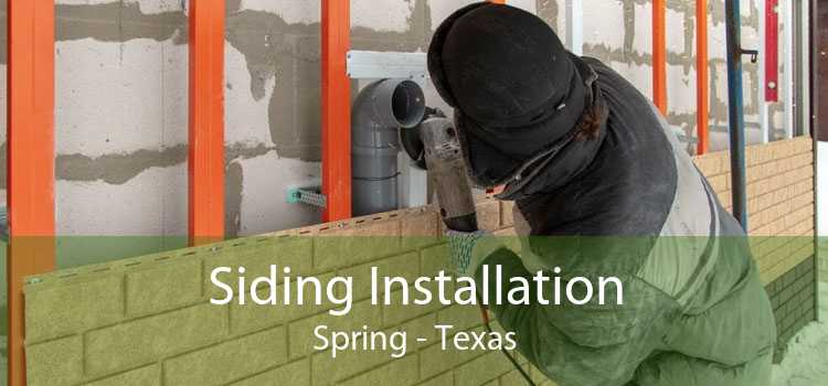 Siding Installation Spring - Texas