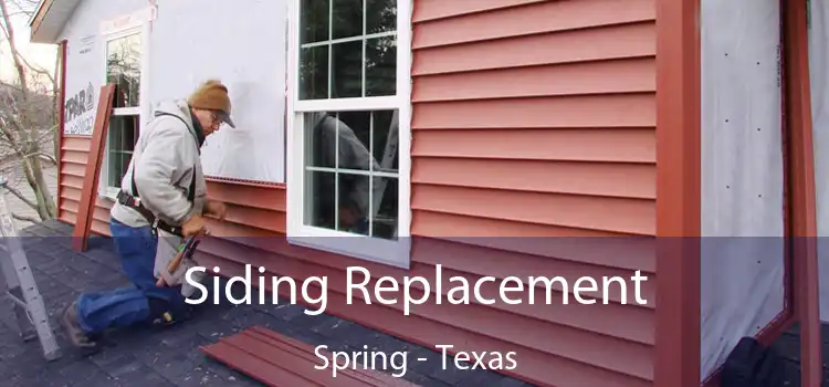 Siding Replacement Spring - Texas