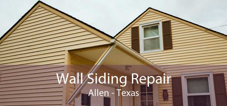 Wall Siding Repair Allen - Texas