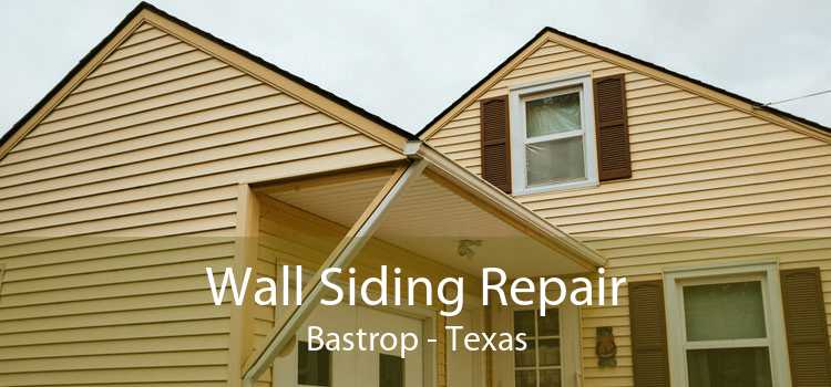 Wall Siding Repair Bastrop - Texas