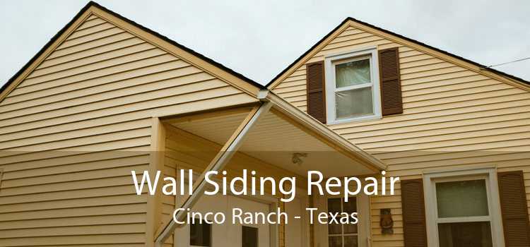 Wall Siding Repair Cinco Ranch - Texas