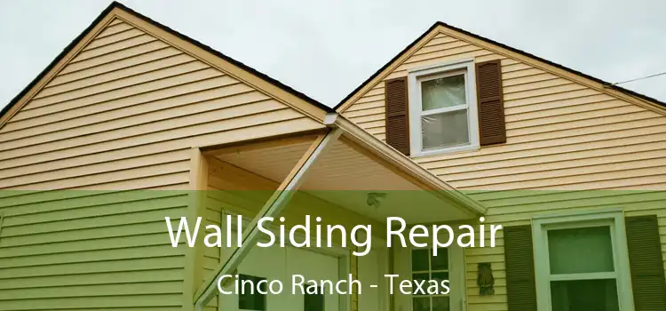 Wall Siding Repair Cinco Ranch - Texas