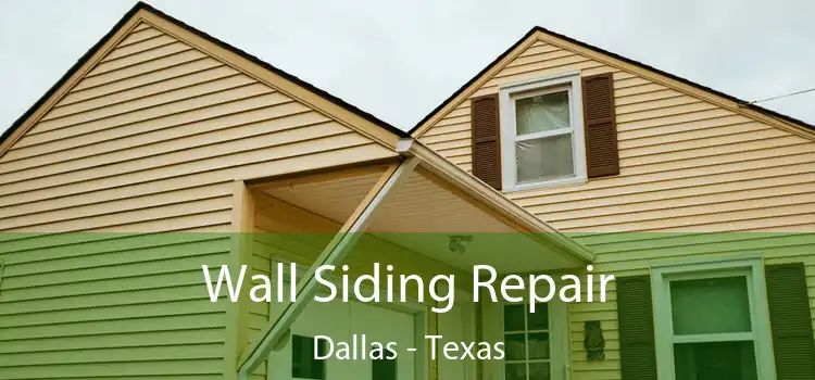 Wall Siding Repair Dallas - Texas