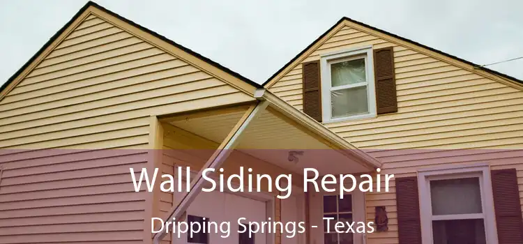 Wall Siding Repair Dripping Springs - Texas