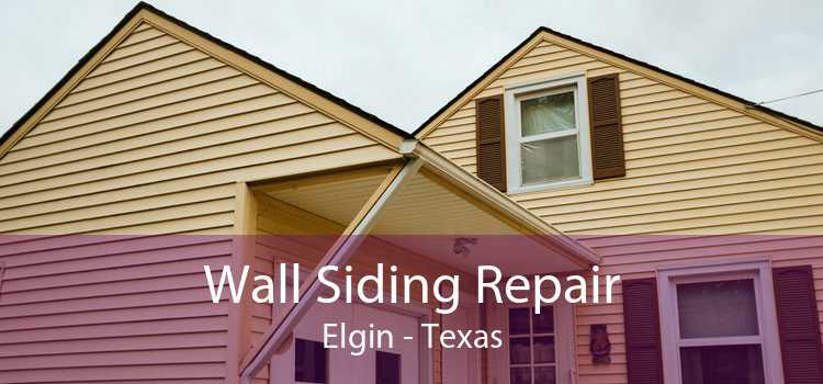 Wall Siding Repair Elgin - Texas