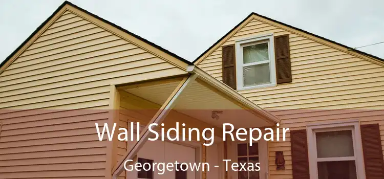 Wall Siding Repair Georgetown - Texas