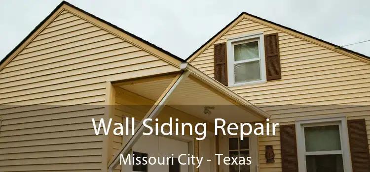 Wall Siding Repair Missouri City - Texas