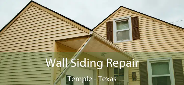 Wall Siding Repair Temple - Texas