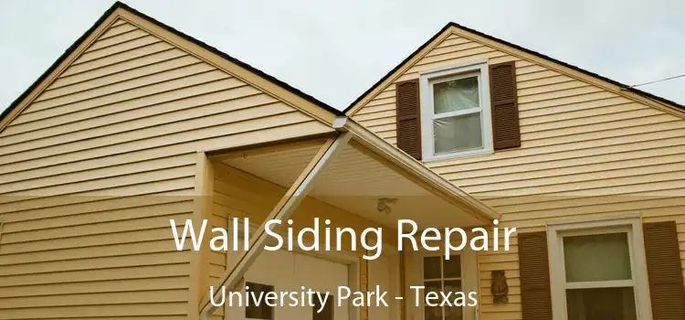 Wall Siding Repair University Park - Texas