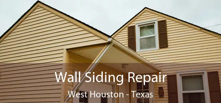 Wall Siding Repair West Houston - Texas