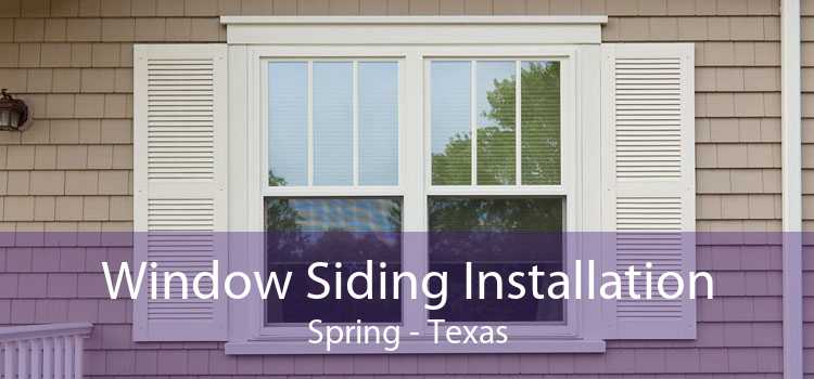 Window Siding Installation Spring - Texas