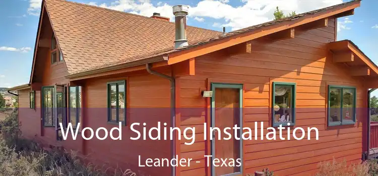 Wood Siding Installation Leander - Texas